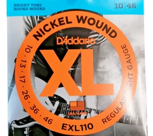 Muta 6 Corde Chitarra Elettrica Regular Light Gauge 10 46 D'Addario XL exl110 - Imagen 1 de 5