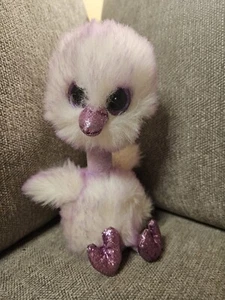 Ty Beanie Boo - Kenia der lila Strauß 9" ohne Etikett - Bild 1 von 5