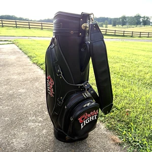 Coors Light Vintage Wilson Golf Cart Bag 6 Way Rain Cover Shoulder Strap Rare - Picture 1 of 18