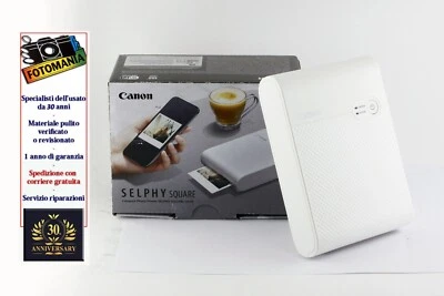 Canon Selphy SQUARE QX10 Printer Photography A Sublimation Portable Wireless - Image 1 of 4