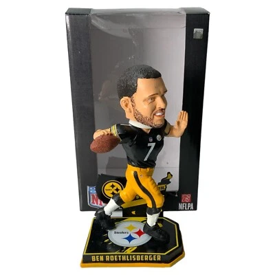Ben Roethlisberger Pittsburgh Steelers Leyendas del Campo NFL Bobblehead LE Foto 1 de 4