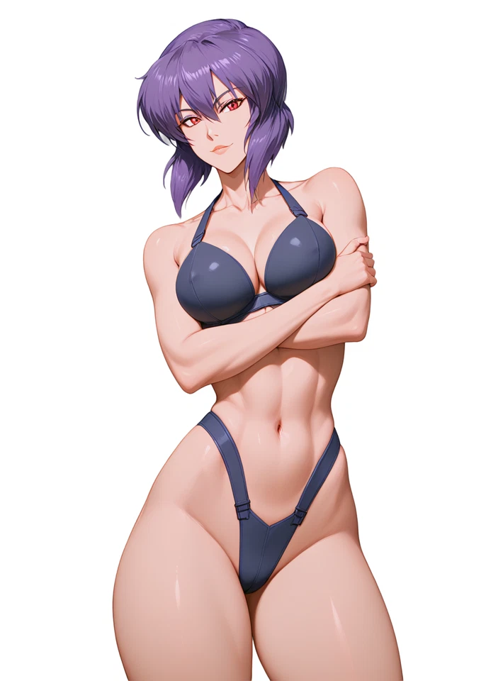 Motoko Kusanagi Ghost in the Shell Weatherproof Anime Sticker 6" Car Decal S37 - Image 1 of 1