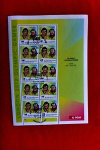 LONDON 2012 GOLD MEDAL AUST SHEETLET CTO ADELAIDE FDI PMK 49ER CLASS SAILING - Picture 1 of 2