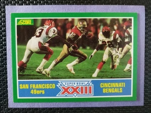 Puntuación #275 1989 ~ Super Bowl XXIII ~ 49ers / Bengals - Imagen 1 de 2