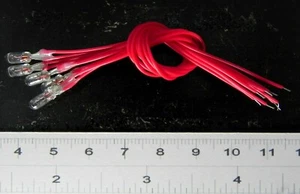 Ampoule - claire 3 volts - 65 ma 3 mm type grain de blé - lot de 5 Ampoule  - Imagen 1 de 3