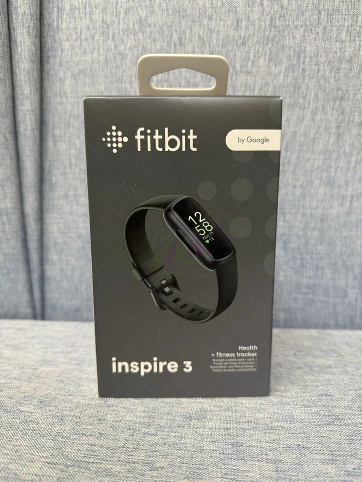 Fitbit Inspire 3 Health & Fitness Tracker - Midnight Zen/Black -Sealed - Image 1 of 4