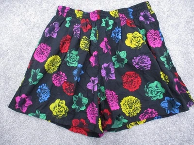 Jams World Shorts Mens Large Black Floral Hawaiian Swim Trunks Mesh Lined M915 - Image 1 of 4