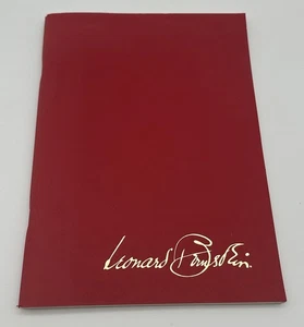 Leonard Bernstein: A Complete Catalog of His Works 1990 Compliments of Editor - Bild 1 von 4