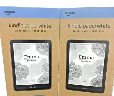 Amazon Kindle Paperwhite 7' 16GB 12th Gen Newest Version Without Ads Black - Image 1 of 4