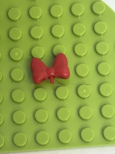 LEGO Red Hair Large BOW Minifigure Disney Minnie Mouse Friend Mini Doll Gear - Picture 1 of 3
