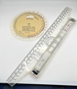 Vintage Rulers Proportional Scale Wheel PS 69 and Parallel Rolling Ruler - Picture 1 of 5