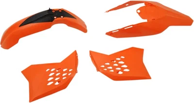 Kit de carrocería de guardabarros de plástico Acerbis naranja negro KTM 505 XCW 08-11 Foto 1 de 4