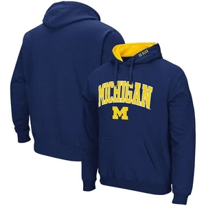 Herren Colosseum Navy Michigan Wolverines Arch & Logo 3.0 Pullover Hoodie NEU XL - Bild 1 von 3