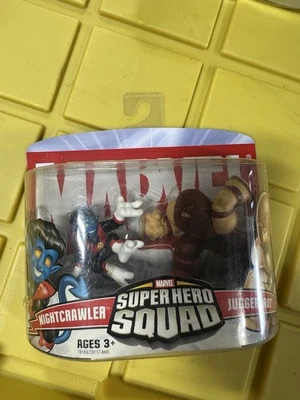 Marvel Superhero Squad NightCrawler and Juggernaut 2006 NUEVO H18 Foto 1 de 2