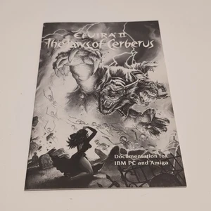 1991 Elvira II: The Jaws of Cerberus PC Game Instruction Manual Booklet ONLY - Picture 1 of 5