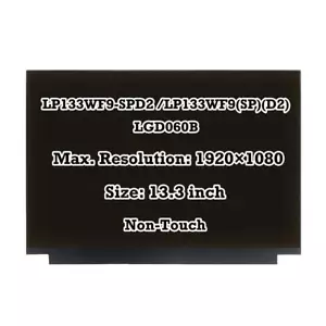 LP133WF9-SPD2 LP133WF9(SP)(D2) LGD060B 13.3" FHD IPS LED LCD Screen IPS Display - Picture 1 of 4