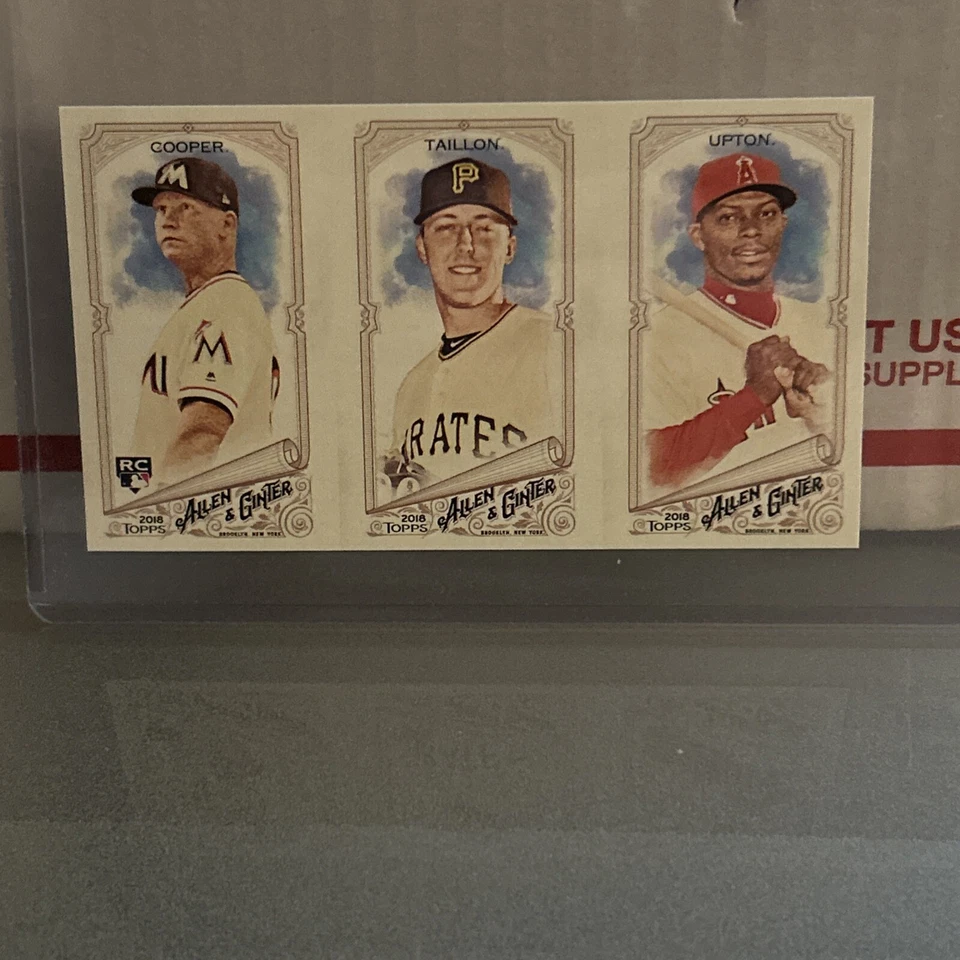 Mini Cooper Taillon Upton 2018 Topps Vault Allen Ginter respaldo en blanco certificado de autenticidad 1/1 Foto 1 de 4