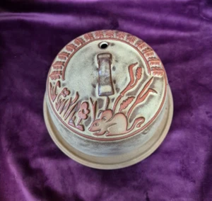 Handcrafted Vintage Stoneware Cheese Dish - mouse - Tremar - Margate Nova 28 - Picture 1 of 7