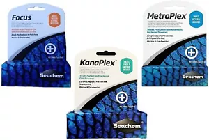 Kit de tratamiento Seachem de 3 piezas, 1 enfoque, 1 metroplex y 1 kanaplex (5 gramos EAC - Imagen 1 de 1