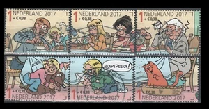 Netherlands x3647-52 Children's Stamps (6 USED Stamps, 2017) - Picture 1 of 1