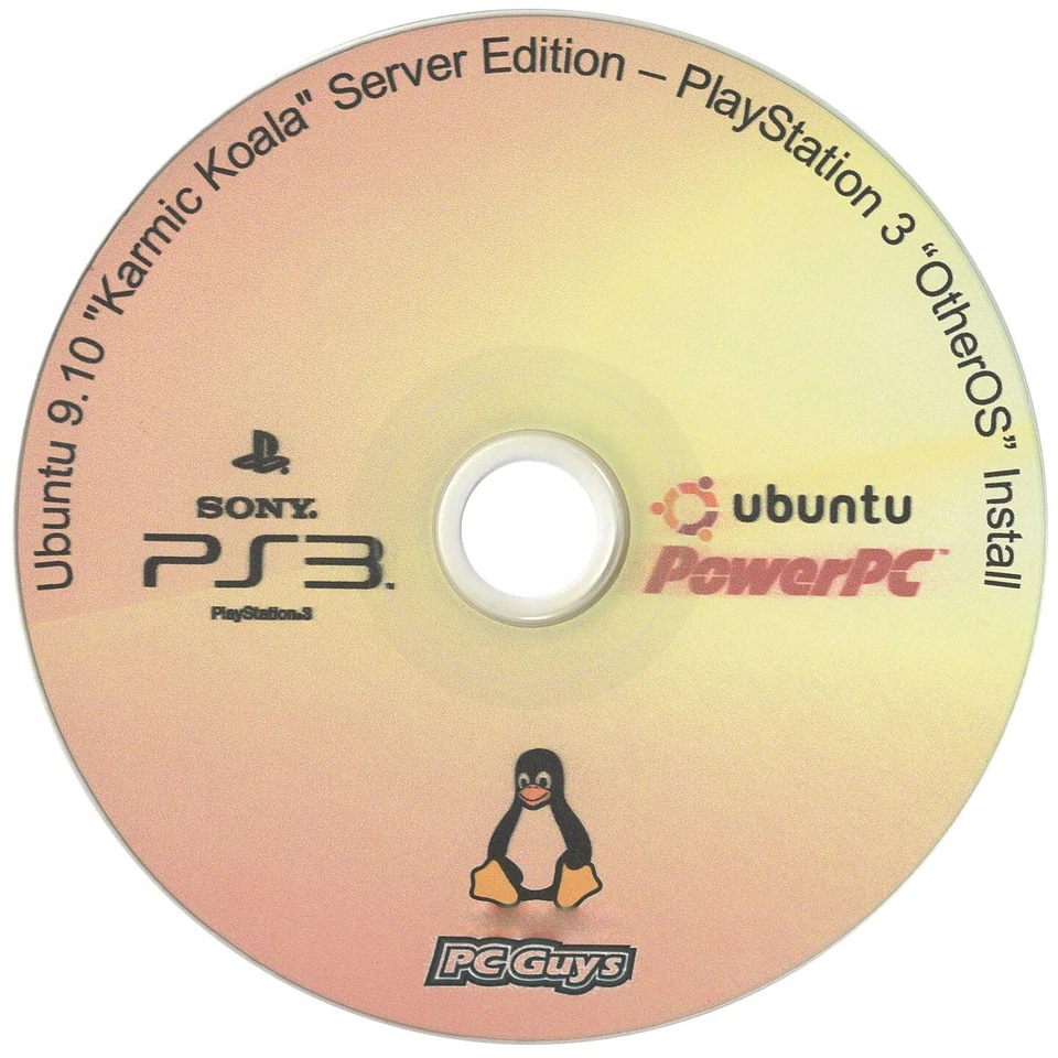 Ubuntu 9.10 Karmic Koala PowerPC Server – PlayStation 3 “OtherOS” Install CD - Image 1 of 1