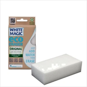 Grime Remover Tile Cleaner White Magic Eco Eraser Kitchen Bathroom - Picture 1 of 1