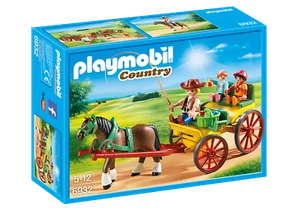 PLAYMOBIL® 6932 Kutsche mit Anhängerkupplung / Country / Neu - New - nuevo - Bild 1 von 6