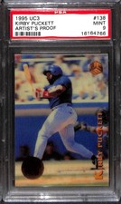 1995 UC3 ARTISTS PROOF #138 KIRBY PUCKETT ID PSA 9 16164766