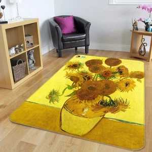 3D Sunflower 434 Non Slip Rug Mat Room Mat Quality Elegant Photo Carpet US - Picture 1 of 1