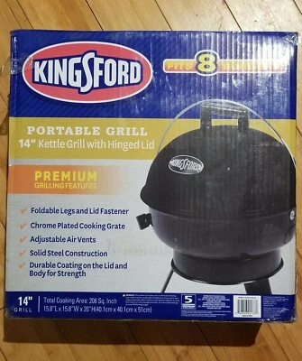 Kingsford 14” Inch Kettle Premium Portable Grill  - Image 1 of 4