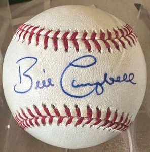 Bill Campbell Red Sox Autograph MLB Baseball 4 - Picture 1 of 2