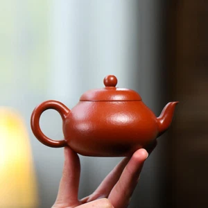 Full Handmade Tea Pot Real Yixing Zisha Zhu Clay Master Pot On Sales Junde Pot - Picture 1 of 9