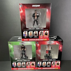EAGLEMOSS WWE CHAMPIONSHIP COLLECTION *OWENS, SAMOA & SAMI ZAYN* NEW - Picture 1 of 7
