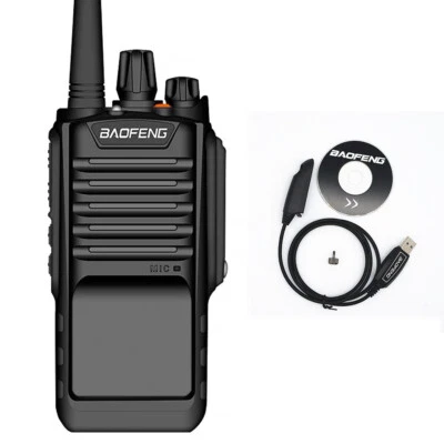 Baofeng BF-9700 Walkie Talkie UHF IP67 Waterproof Scanner Two Way Radios + Cable - Image 1 of 4