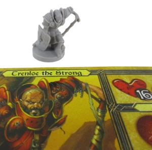 DESCENT: JOURNEYS IN THE DARK 1st Edition TRENLOE THE STRONG Mini & Card NEW!! - Picture 1 of 3