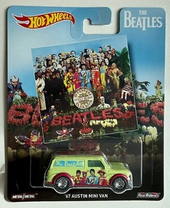 HOT WHEELS REAL RIDERS THE BEATLES ‘67 AUSTIN MINI VAN - Picture 1 of 1