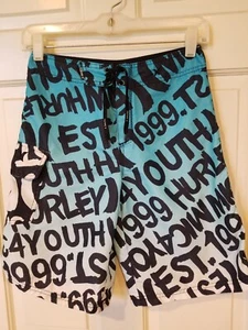 Hurley Graffiti Board Shorts Boys Kids 10 (26" Waist) - Picture 1 of 2
