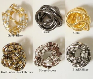 Bendable Snake Necklace Bracelet Women Adjustable Punk Snake Choker Necklaces - Picture 1 of 19
