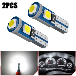 2x 74 T5 37 Blanco Brillante 3-SMD Bombilla LED para Parasol Tocador Espejo Luces - Imagen 1 de 10