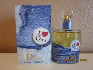 I LOVE DIOR BY CHRISTIAN DIOR 1.7 oz 50 ml EDT SPRAY NIB NO CELLO RARE - Picture 1 of 1