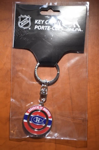 New Montreal Canadiens Spinner Keychain Weber NHL Licence Product *Free Shipping Cover