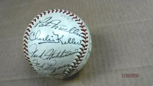 1951 Tigers Signed AL Baseball Kell, Wertz, Evers,Red Rolfe,Ted Lyons(27 Autos) - Picture 1 of 8