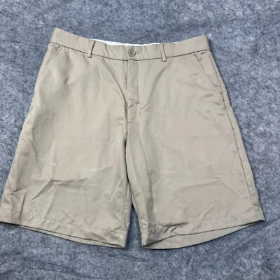 Pantalones Cortos Greg Norman Para Hombre Talla 34 Caqui Beige Golf Elastizados Frente Plano Tasso Ella Foto 1 de 4