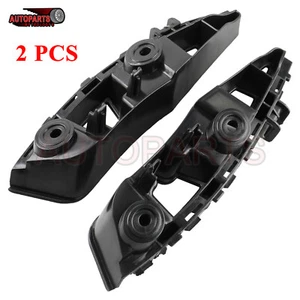 2x Black Front Bumper Support Bracket LH RH For 2015 2016 2017 2018 VW Jetta - Picture 1 of 13