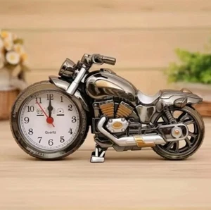 1pc Motorcycle Alarm Clock, Motorcycle Ornament,For Home, Living Room, & Office - Picture 1 of 9