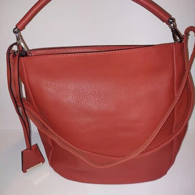 David Jones Paris Bolso de Mano Óxido / Bandolera Bolso de Hombro Cartera Usado en Excelente Condición Foto 1 de 4