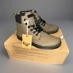 Neu im Karton Doc Dr. Martens Maelly WC Waffelmuster khaki schwarz Damen-Stiefelette Turnschuhe Größe 5 - Bild 1 von 9