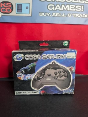 Official Sega Saturn Controller - Boxed GC Tested Working! - See Video - Image 1 of 4