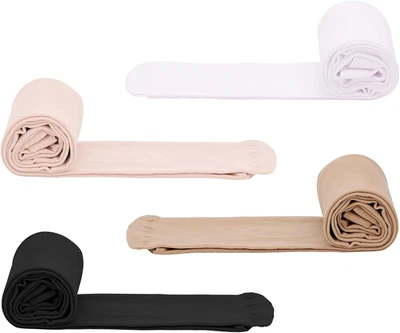 4 pares de medias para niñas pequeñas Zando de 1 a 14 años - terciopelo ultra suave para niñas  Foto 1 de 4