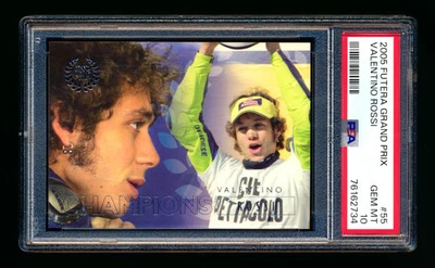 2005 Futera Grand Prix F1 #55 Valentino Rossi Champions PSA 10 - Image 1 of 2